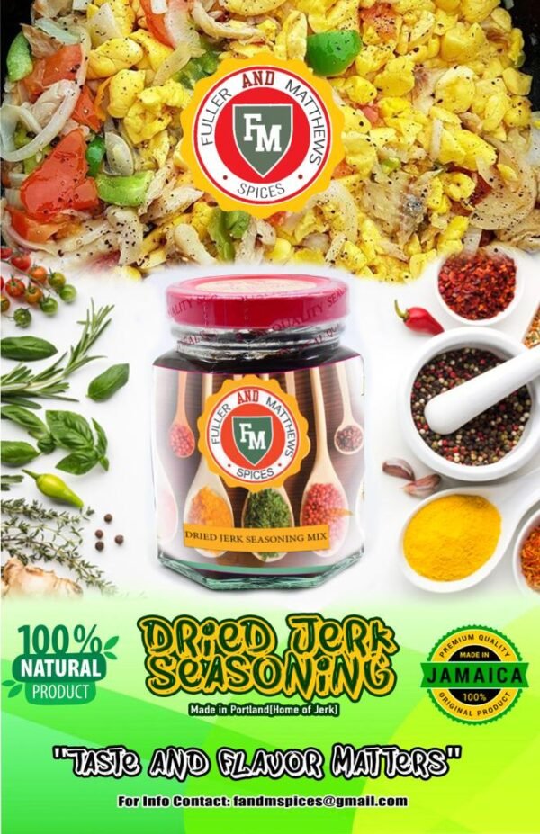 F&M Spices Dried Jerk Seasoning